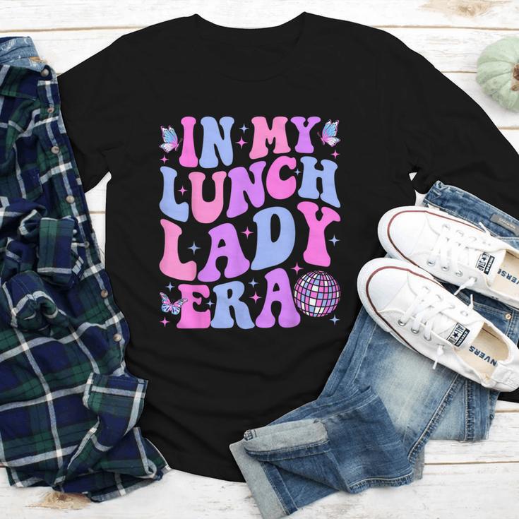 Groovy In My Lunch Lady Era Cafeteria Back To School Youth Long Sleeve Tee Groovy In My Lunch Lady Era Cafeteria Back To School Youth Long Sleeve Tee