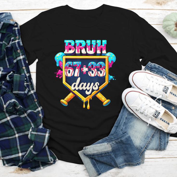 Happy 6733 Days Of School Baseball Drip 100th Day Of School Youth Long Sleeve Tee Happy 6733 Days Of School Baseball Drip 100th Day Of School Youth Long Sleeve Tee