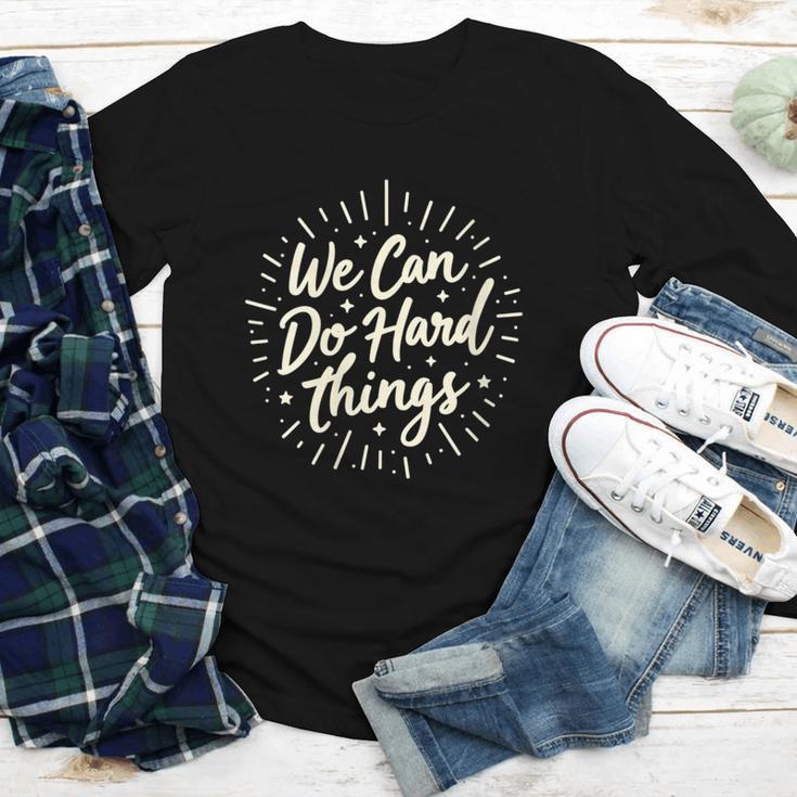 We Can Do Hard Things – Motivational Back To School Inspire Youth Long Sleeve Tee We Can Do Hard Things – Motivational Back To School Inspire Youth Long Sleeve Tee