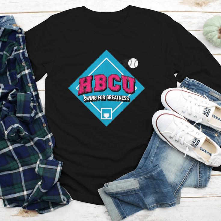 HBCU Swing For Greatness Baseball Softball College Apparel Youth Long Sleeve Tee HBCU Swing For Greatness Baseball Softball College Apparel Youth Long Sleeve Tee