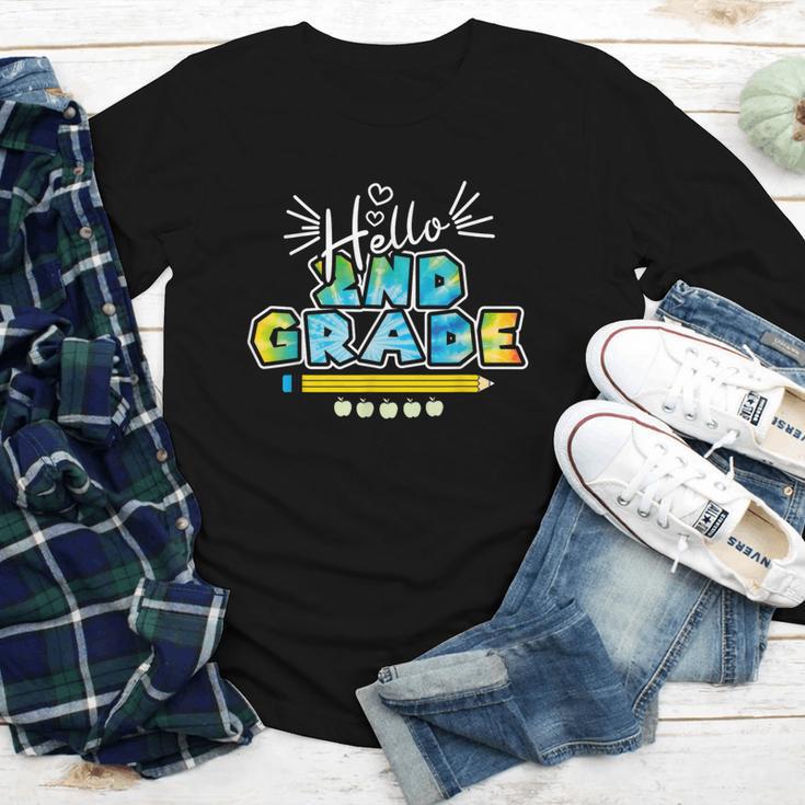 Hello 2nd Grade Back To School First Day Of School Youth Long Sleeve Tee Hello 2nd Grade Back To School First Day Of School Youth Long Sleeve Tee