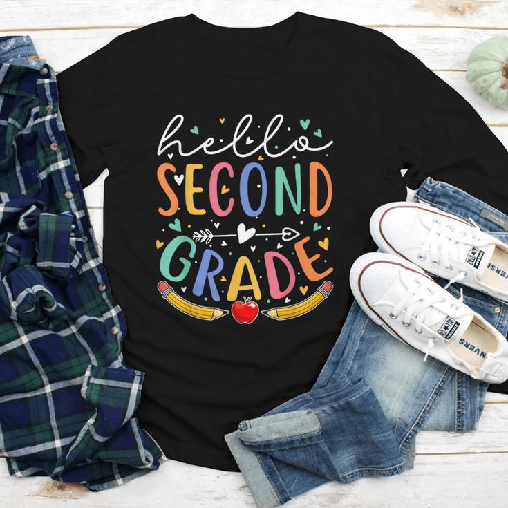 Hello 2nd Grade Tshirt Second Grade Back To School Youth Long Sleeve Tee Hello 2nd Grade Tshirt Second Grade Back To School Youth Long Sleeve Tee