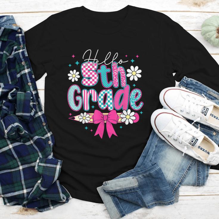 Hello Fifth Grade Team 5th Grade Back To School Boys Girls Youth Long Sleeve Tee