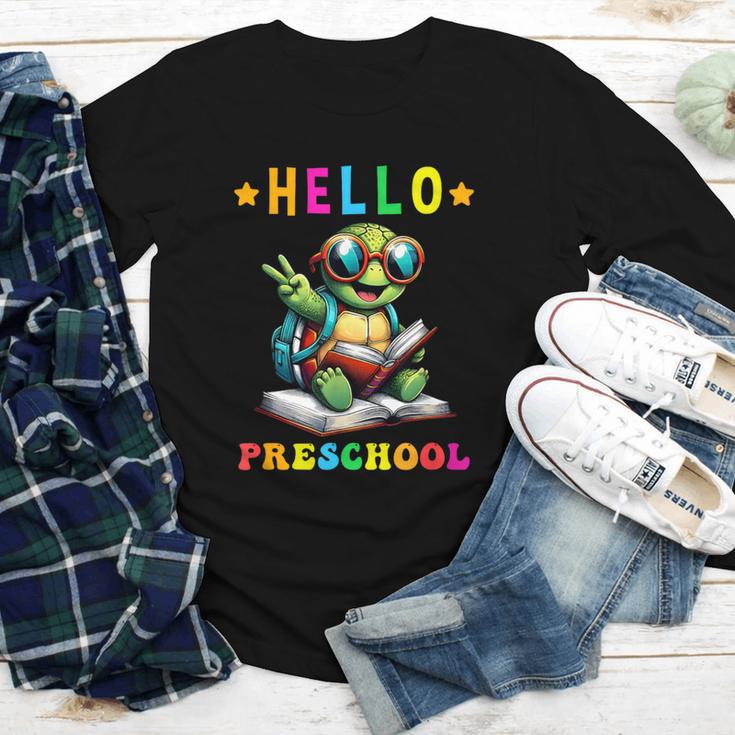Hello Turtle Lovers From Back To School For Boys And Girls Youth Long Sleeve Tee