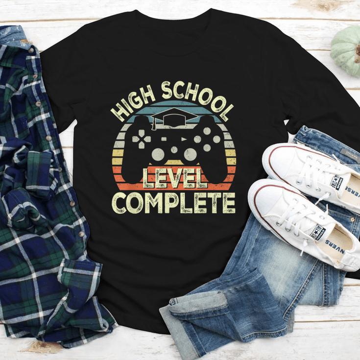High School Level Unlocked Video Game Back To School Boys Youth Long Sleeve Tee High School Level Unlocked Video Game Back To School Boys Youth Long Sleeve Tee