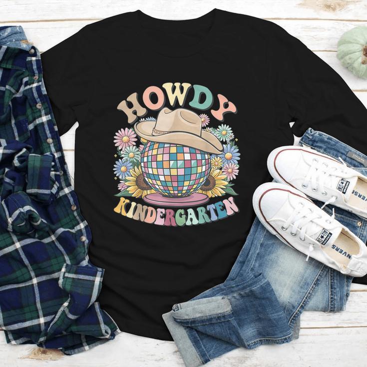 Howdy Kindergarten Cowgirl Country Western Back To School Youth Long Sleeve Tee Howdy Kindergarten Cowgirl Country Western Back To School Youth Long Sleeve Tee