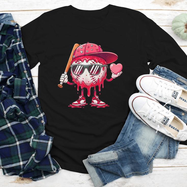 Ice Cream Drip Baseball Valentine's Day Spots Baseball Drip Youth Long Sleeve Tee Ice Cream Drip Baseball Valentine's Day Spots Baseball Drip Youth Long Sleeve Tee