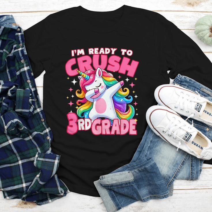 I'm Ready To Crush 3rd Grade Dabbing Unicorn Back To School Youth Long Sleeve Tee I'm Ready To Crush 3rd Grade Dabbing Unicorn Back To School Youth Long Sleeve Tee
