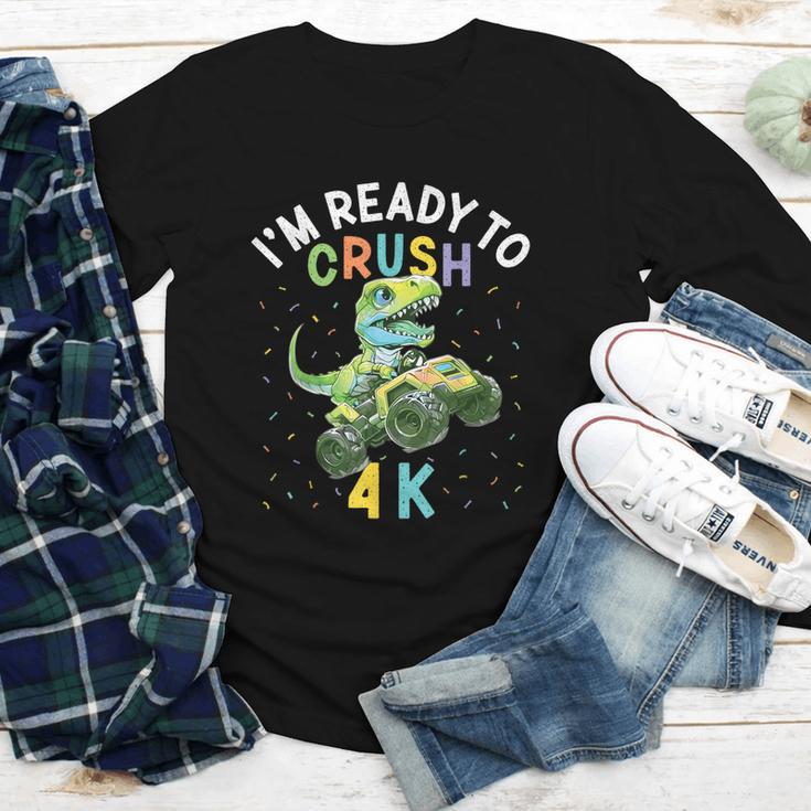 I'm Ready To Crush 4K Dinosaur Back To School 4K Kid Youth Long Sleeve Tee I'm Ready To Crush 4K Dinosaur Back To School 4K Kid Youth Long Sleeve Tee