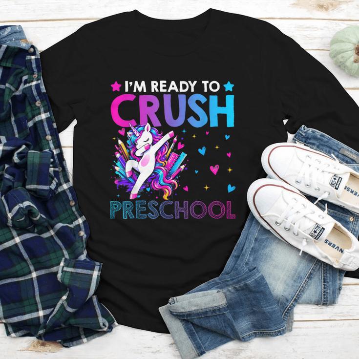 I'm Ready To Crush Preschool Dabbing Unicorn Back To School Youth Long Sleeve Tee I'm Ready To Crush Preschool Dabbing Unicorn Back To School Youth Long Sleeve Tee