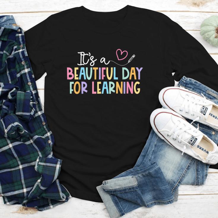 It's A Beautiful Day For Learning Back To School Youth Long Sleeve Tee It's A Beautiful Day For Learning Back To School Youth Long Sleeve Tee