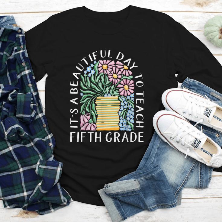 It's A Beautiful Day To Teach Fifth Grade Back To School Youth Long Sleeve Tee It's A Beautiful Day To Teach Fifth Grade Back To School Youth Long Sleeve Tee