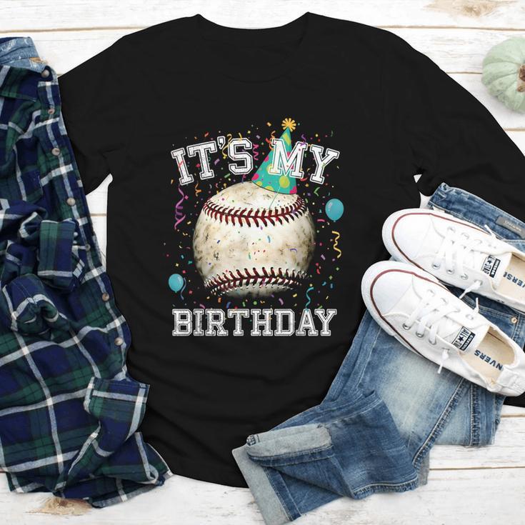 Its My Birthday Vintage Baseball Celebration For Men Kids Youth Long Sleeve Tee Its My Birthday Vintage Baseball Celebration For Men Kids Youth Long Sleeve Tee