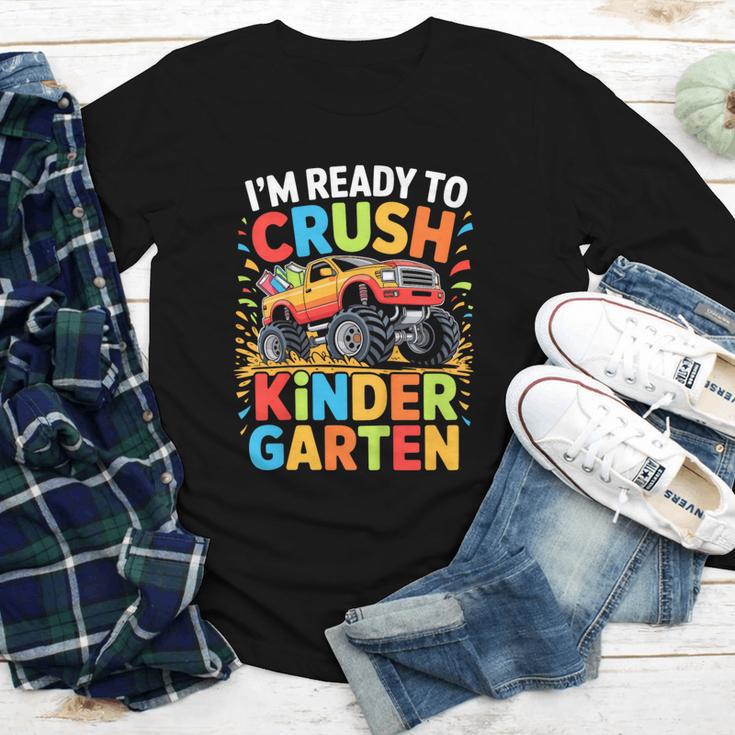 Kids I'm Ready To Crush Kindergarten Shirt Back To School Boy Youth Long Sleeve Tee Kids I'm Ready To Crush Kindergarten Shirt Back To School Boy Youth Long Sleeve Tee