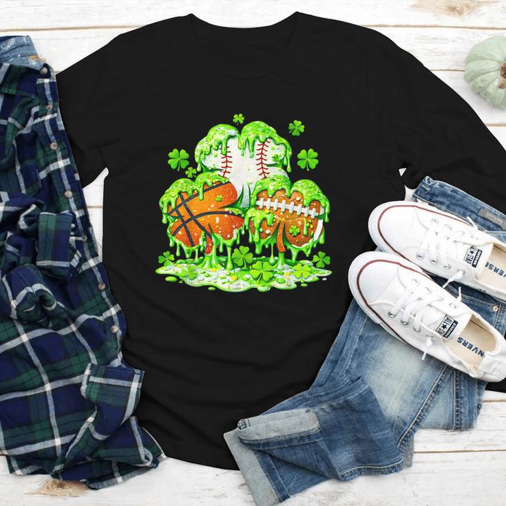 Kids St Patricks Day Shamrock Basketball Baseball Football Youth Long Sleeve Tee Kids St Patricks Day Shamrock Basketball Baseball Football Youth Long Sleeve Tee