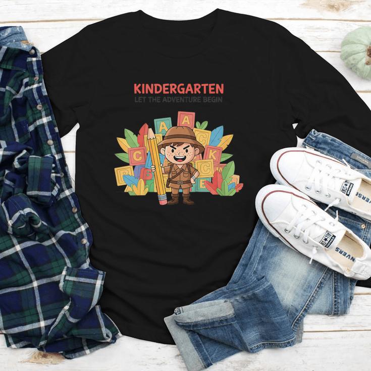 Kindergarten Adventure Explorer Back To School Youth Long Sleeve Tee