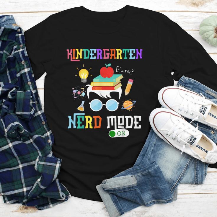 Kindergarten Nerd Mode On Back To School Science Kids Boys Youth Long Sleeve Tee Kindergarten Nerd Mode On Back To School Science Kids Boys Youth Long Sleeve Tee