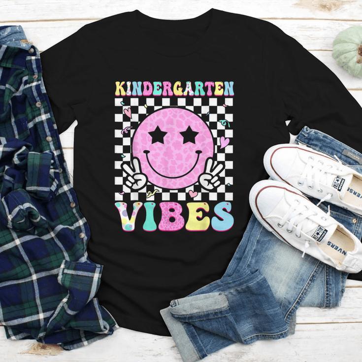 Kindergarten Vibes Groovy Back To School Kinder Girls Kids Youth Long Sleeve Tee Kindergarten Vibes Groovy Back To School Kinder Girls Kids Youth Long Sleeve Tee