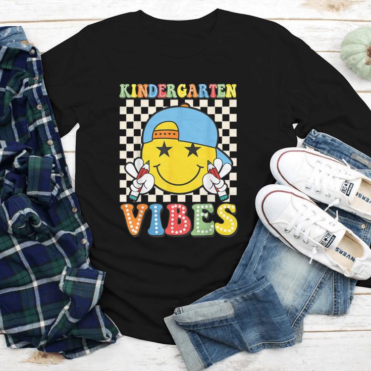 Kindergarten Vibes Kid Back To School Class Kindergarten Boy Youth Long Sleeve Tee