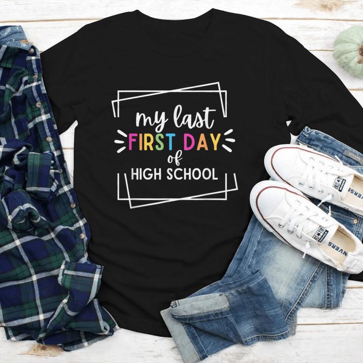 My Last First Day Of High School Back To School Youth Long Sleeve Tee