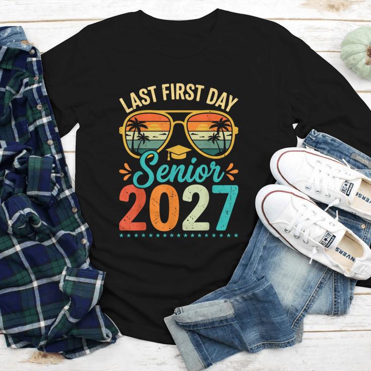 Last First Day Senior 2027 Back To School Students Tee Youth Long Sleeve Tee