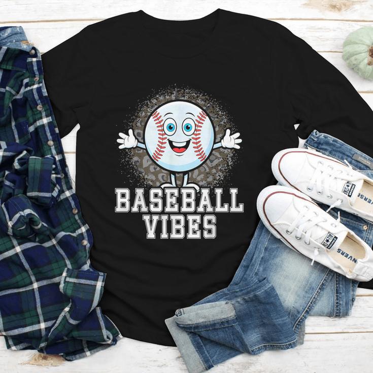 Leopard Baseball Vibes Game Day Softball Life Mom Youth Long Sleeve Tee Leopard Baseball Vibes Game Day Softball Life Mom Youth Long Sleeve Tee