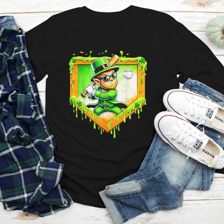 Leprechaun Baseball St Patricks Day Ice Cream Drip Men Boys Youth Long Sleeve Tee Leprechaun Baseball St Patricks Day Ice Cream Drip Men Boys Youth Long Sleeve Tee