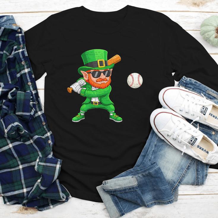 Leprechaun Playing Baseball St Patricks Day Sport Boys Youth Long Sleeve Tee Leprechaun Playing Baseball St Patricks Day Sport Boys Youth Long Sleeve Tee