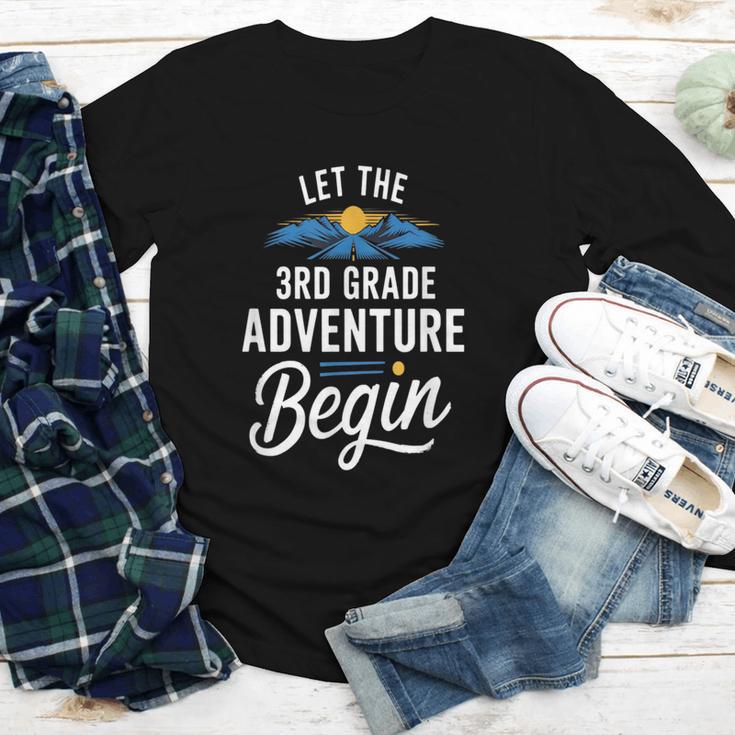 Let The 3rd Grade Adventure Begin Back To School Fun Youth Long Sleeve Tee Let The 3rd Grade Adventure Begin Back To School Fun Youth Long Sleeve Tee