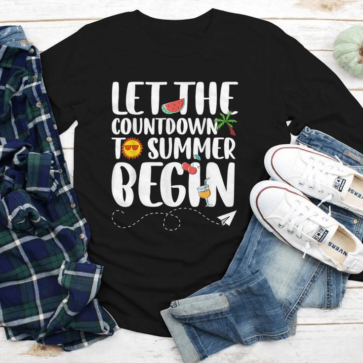 Let The Countdown To Summer Begin Back To School Youth Long Sleeve Tee Let The Countdown To Summer Begin Back To School Youth Long Sleeve Tee