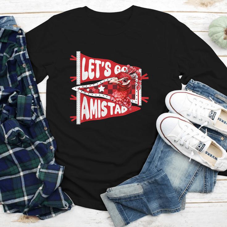 Let's Go Amistad Friendship Back To School Spirit Youth Long Sleeve Tee Let's Go Amistad Friendship Back To School Spirit Youth Long Sleeve Tee