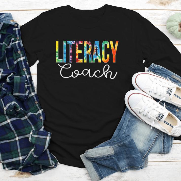 Literacy Coach Women Tie Dye Back To School Appreciation Day Youth Long Sleeve Tee Literacy Coach Women Tie Dye Back To School Appreciation Day Youth Long Sleeve Tee