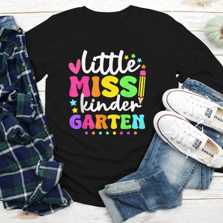 Little Miss Kindergarten Kids Girls Pencil Back To School Youth Long Sleeve Tee Little Miss Kindergarten Kids Girls Pencil Back To School Youth Long Sleeve Tee