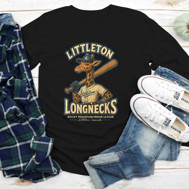 Littleton Longnecks Retro Minor League Baseball Youth Long Sleeve Tee Littleton Longnecks Retro Minor League Baseball Youth Long Sleeve Tee