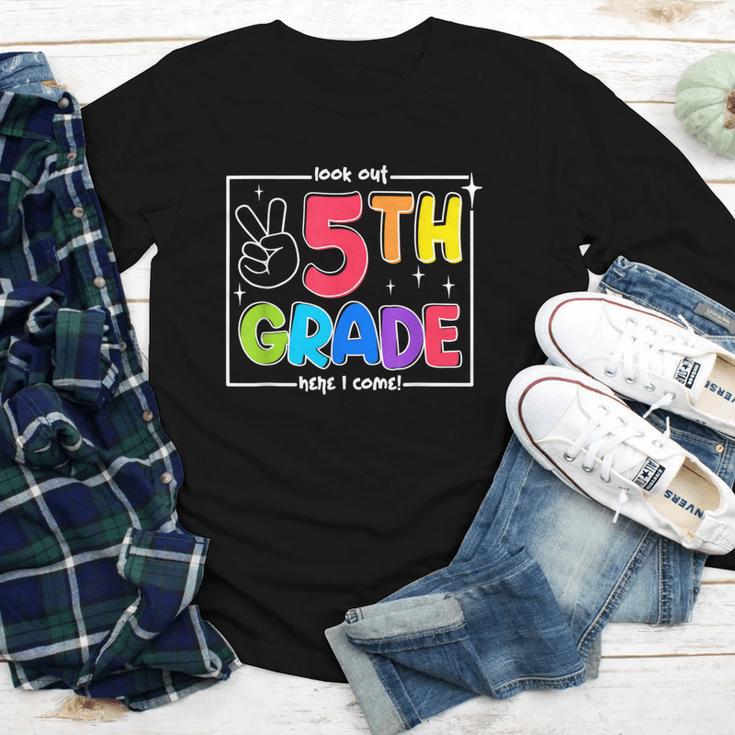 Look Out 5th Grade Here I Come Fifth Grade Back To School Youth Long Sleeve Tee Look Out 5th Grade Here I Come Fifth Grade Back To School Youth Long Sleeve Tee
