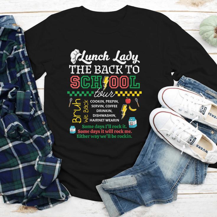 Lunch Lady Food Humor Back To School Tour Youth Long Sleeve Tee Lunch Lady Food Humor Back To School Tour Youth Long Sleeve Tee