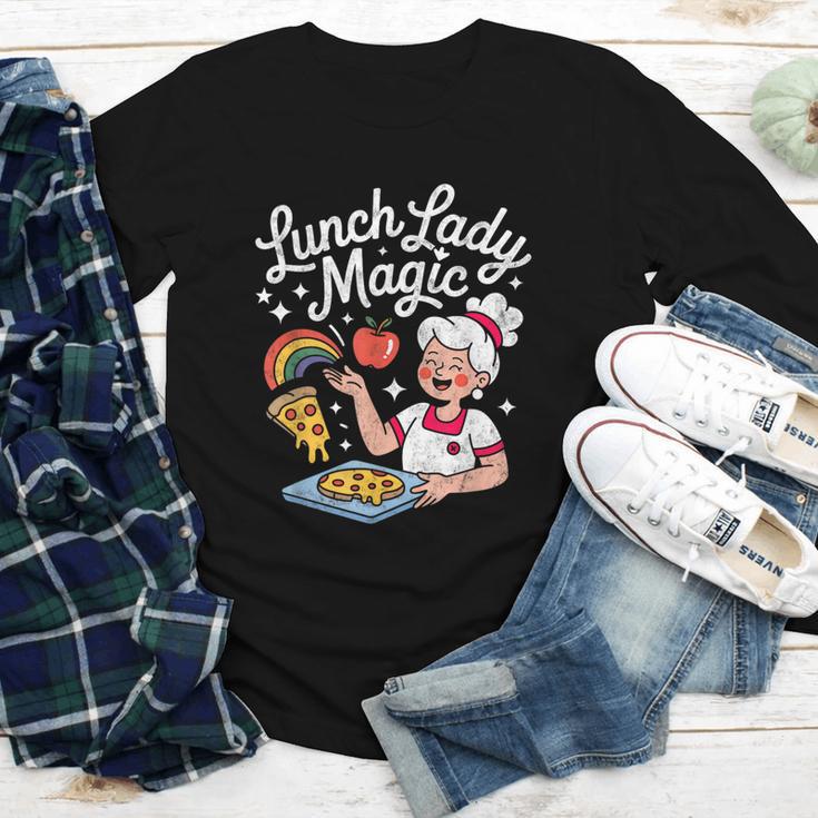 Lunch Lady Magic Cafeteria Worker Back To School Women Girls Youth Long Sleeve Tee Lunch Lady Magic Cafeteria Worker Back To School Women Girls Youth Long Sleeve Tee