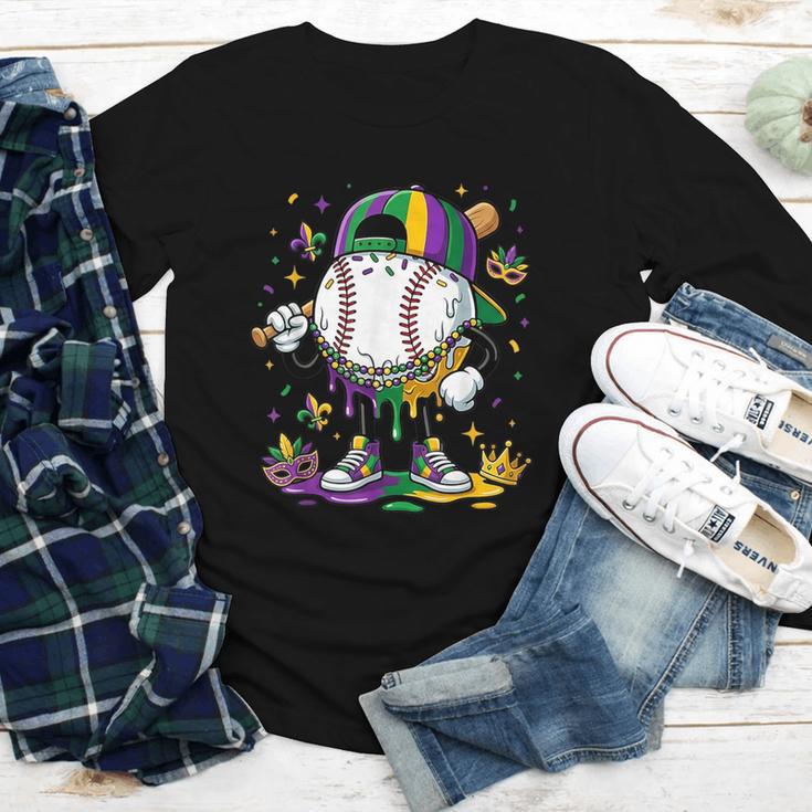 Mardi Gras Ice Cream Drip Baseball Carnival Party Mask Boys Youth Long Sleeve Tee Mardi Gras Ice Cream Drip Baseball Carnival Party Mask Boys Youth Long Sleeve Tee
