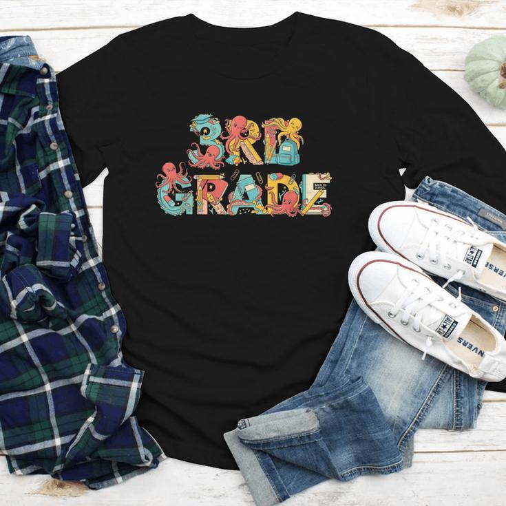 Octopus Third Grade Back To School Kids Boys Girls Youth Long Sleeve Tee Octopus Third Grade Back To School Kids Boys Girls Youth Long Sleeve Tee