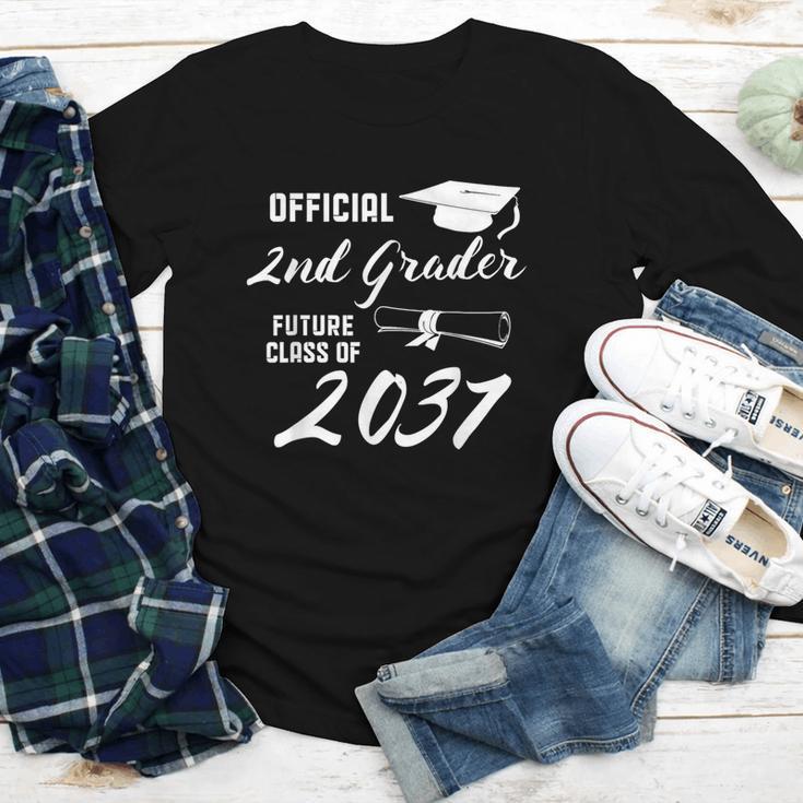 Official 2nd Grader Future Class Of 2037 Back To School Youth Long Sleeve Tee