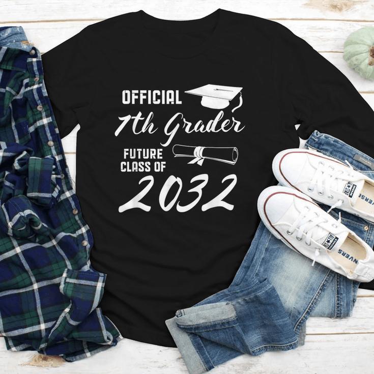 Official 7th Grader Future Class Of 2032 Back To School Youth Long Sleeve Tee Official 7th Grader Future Class Of 2032 Back To School Youth Long Sleeve Tee