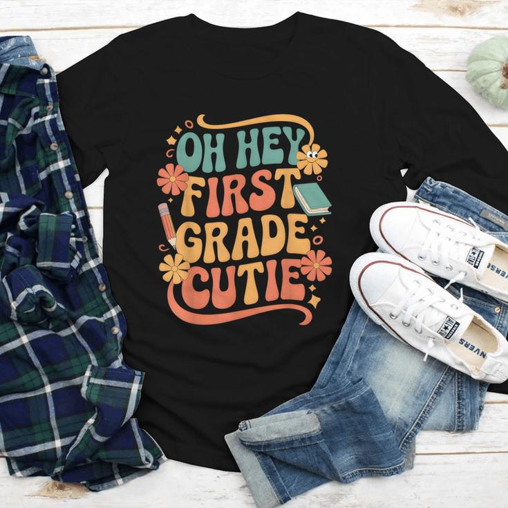 Oh Hey First Grade Cutie Back To School Youth Long Sleeve Tee Oh Hey First Grade Cutie Back To School Youth Long Sleeve Tee