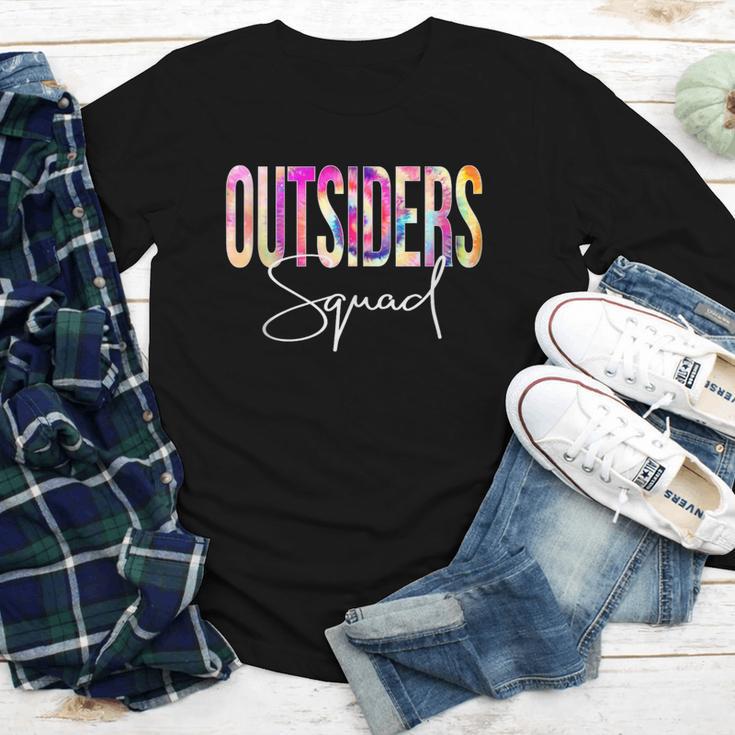 Outsiders Squad Tie Dye Back To School Women Appreciation Youth Long Sleeve Tee