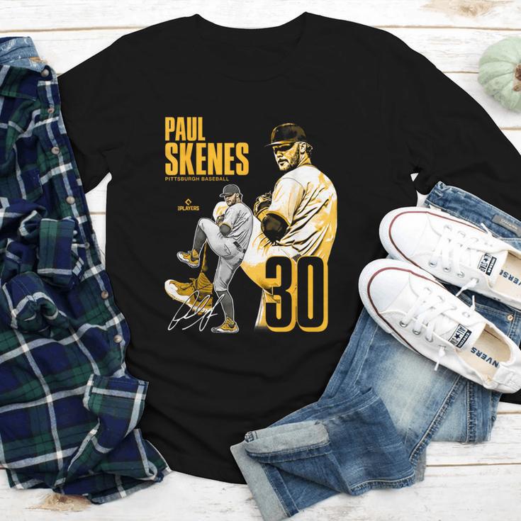Paul Skenes Pittsburgh MLB Baseball Players MLBPSK304N Youth Long Sleeve Tee