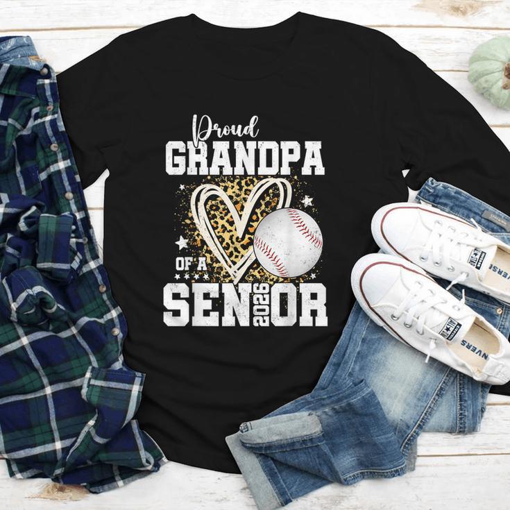 Proud Grandpa Of A 2026 Senior Baseball Graduation Leopard Youth Long Sleeve Tee Proud Grandpa Of A 2026 Senior Baseball Graduation Leopard Youth Long Sleeve Tee