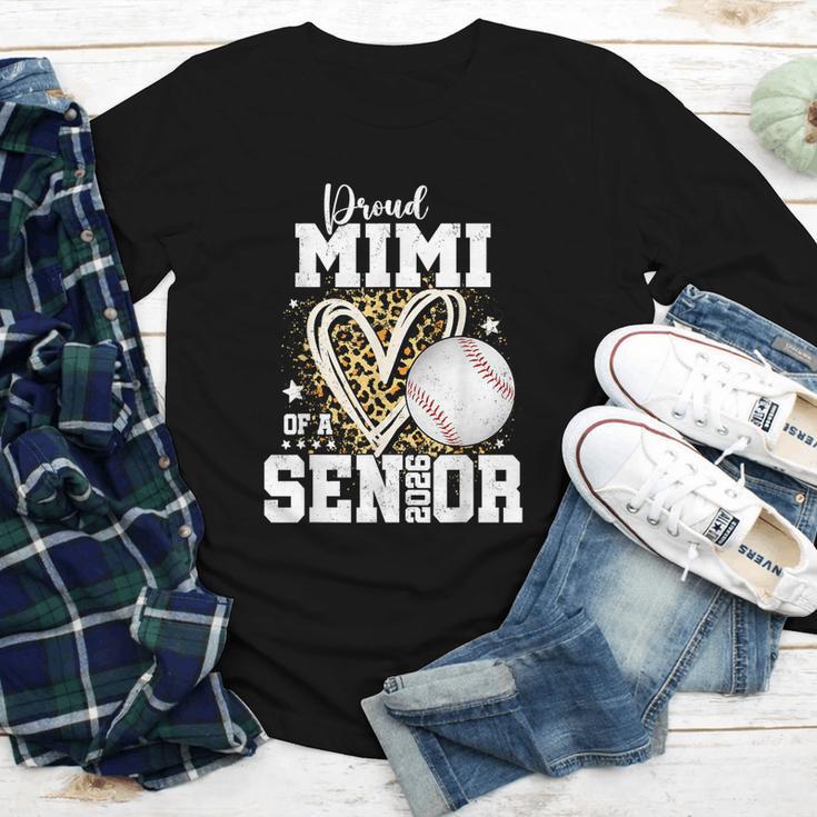 Proud Mimi Of A 2026 Senior Baseball Graduation Leopard Youth Long Sleeve Tee