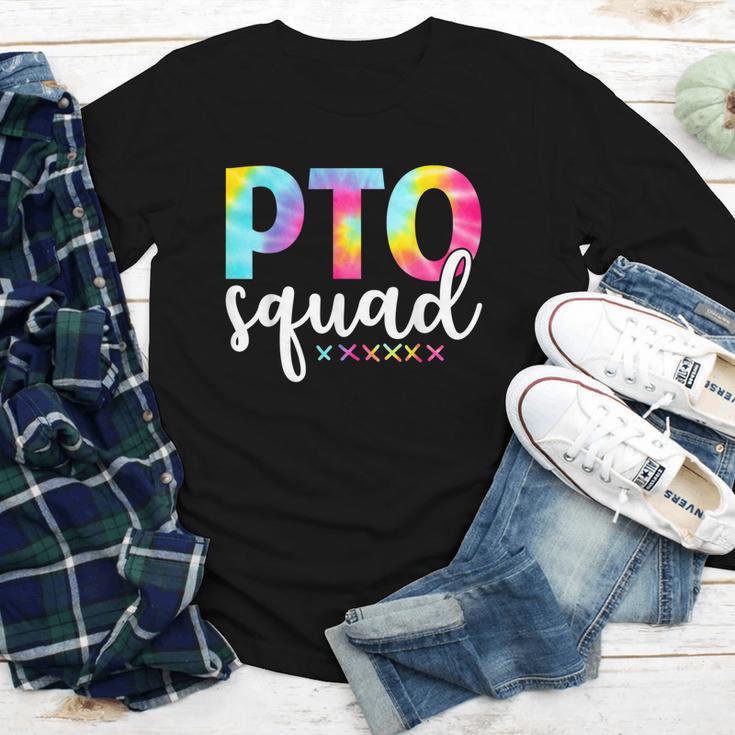 Pto Squad Groovy Back To School Women Appreciation Youth Long Sleeve Tee Pto Squad Groovy Back To School Women Appreciation Youth Long Sleeve Tee