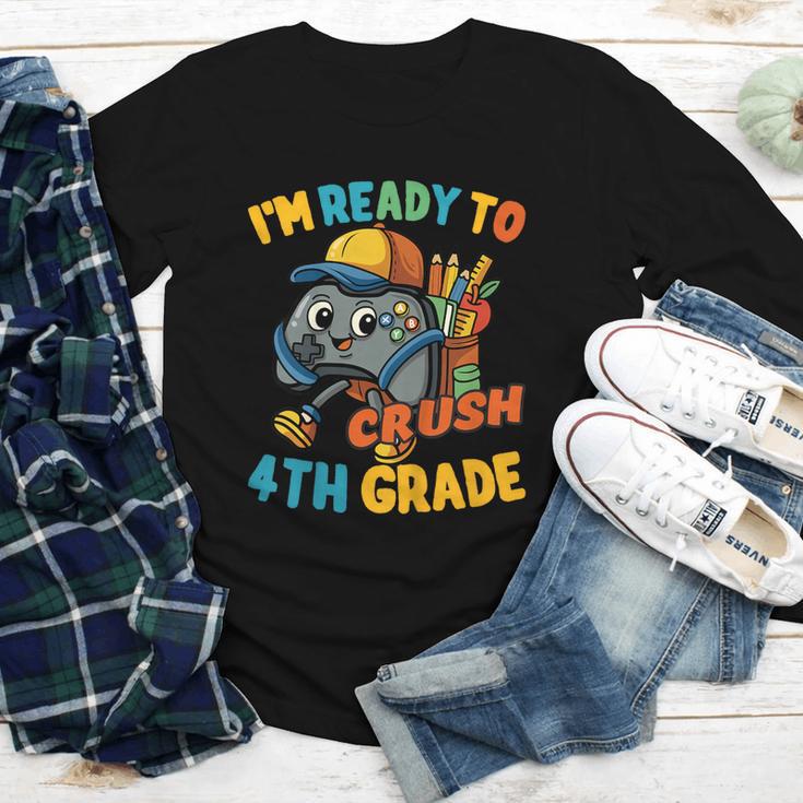 Ready For 4th Grade First Day Back To School Students Youth Long Sleeve Tee Ready For 4th Grade First Day Back To School Students Youth Long Sleeve Tee