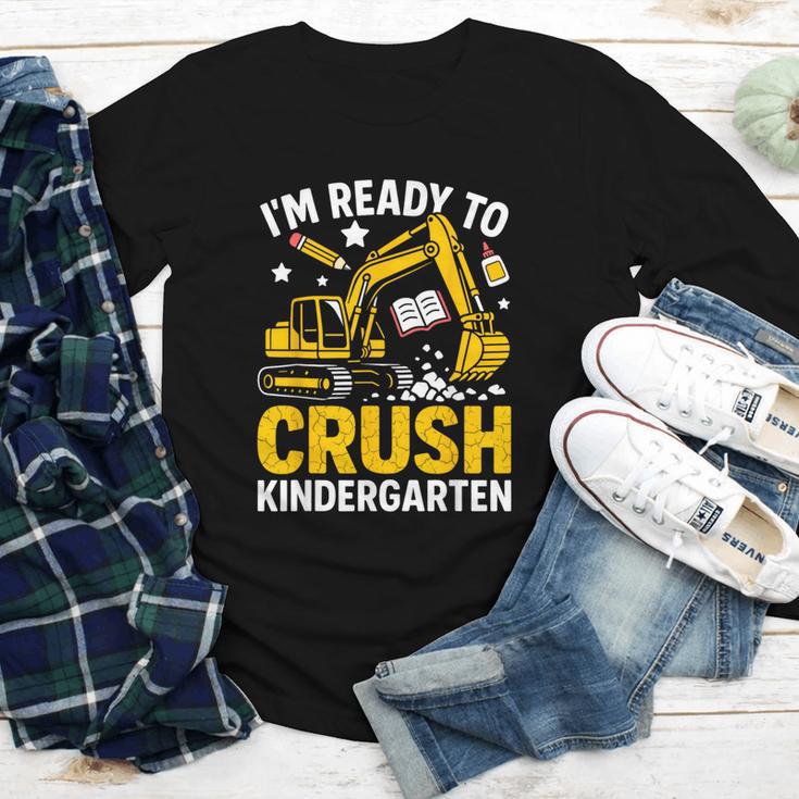Im Ready To Crush Kindergarten Boys Back To School Youth Long Sleeve Tee Im Ready To Crush Kindergarten Boys Back To School Youth Long Sleeve Tee