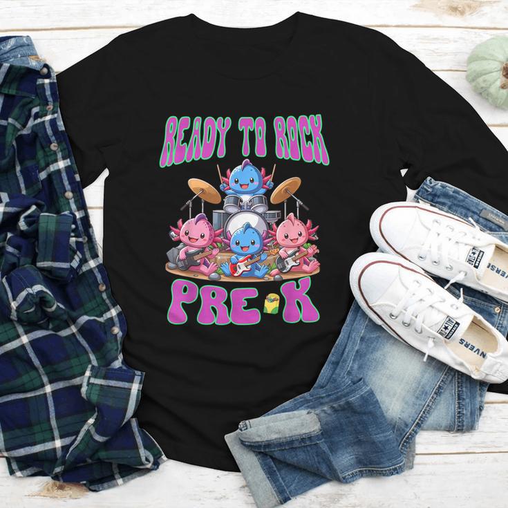 Ready To Rock Pre K Back To School Axolotl Preschool Youth Long Sleeve Tee Ready To Rock Pre K Back To School Axolotl Preschool Youth Long Sleeve Tee
